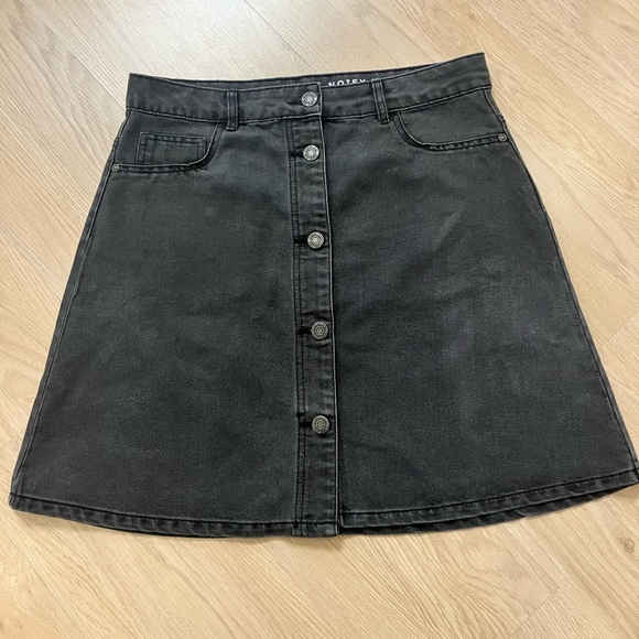 GUC Noisy May Size Large Denim Skate Skirt - Picture 1 of 6
